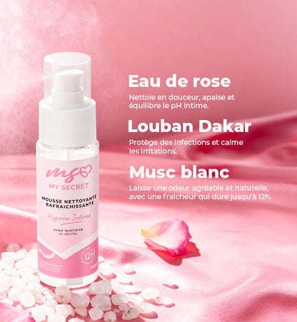 Mousse intime rafraîchissante