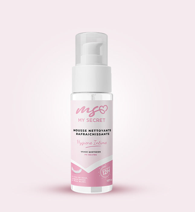 Mousse intime rafraîchissante